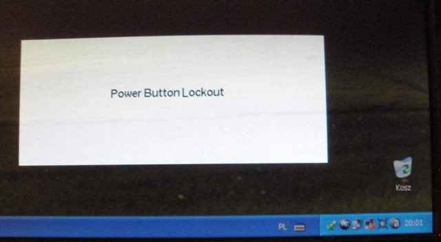  显示器提示power button lockout是什么意思 电脑系统
