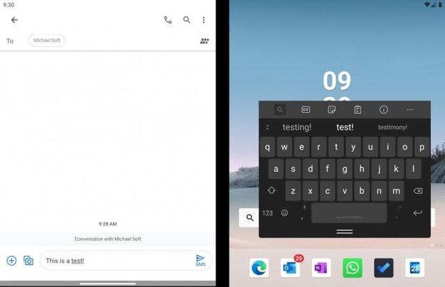 Surface Duo运行微软Android应用效果截图一览 网络技术 第13张