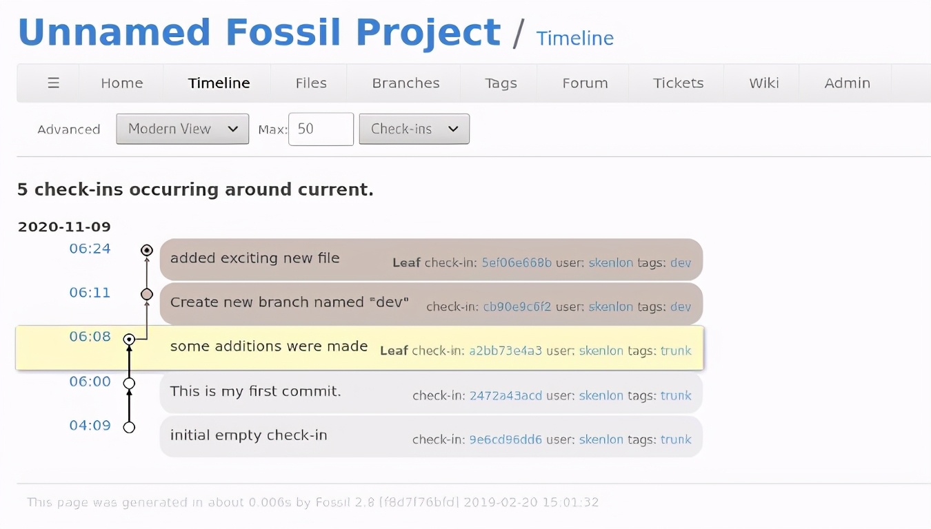 了解一下 Fossil，一个 Git 的替代品 网络技术 第2张